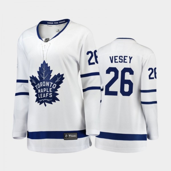 Away Jimmy Vesey Maple Leafs Breakaway Player Wome...