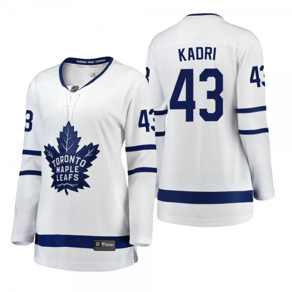 Maple Leafs Nazem Kadri Away White Women's Breakaw...