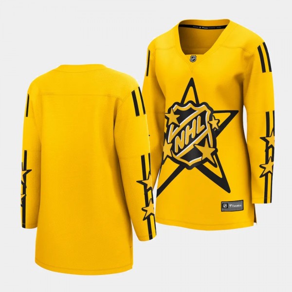 Women 2024 NHL All-Star Game Breakaway Yellow Jers...