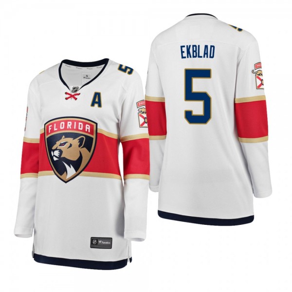 Panthers Aaron Ekblad Alternate White Women's Brea...