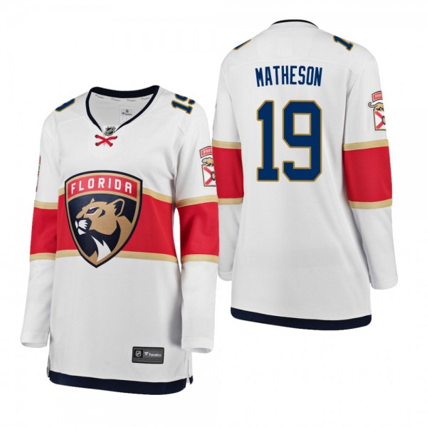 Panthers Mike Matheson Alternate White Women's Bre...