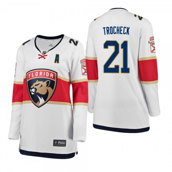 Panthers Vincent Trocheck Alternate White Women's ...