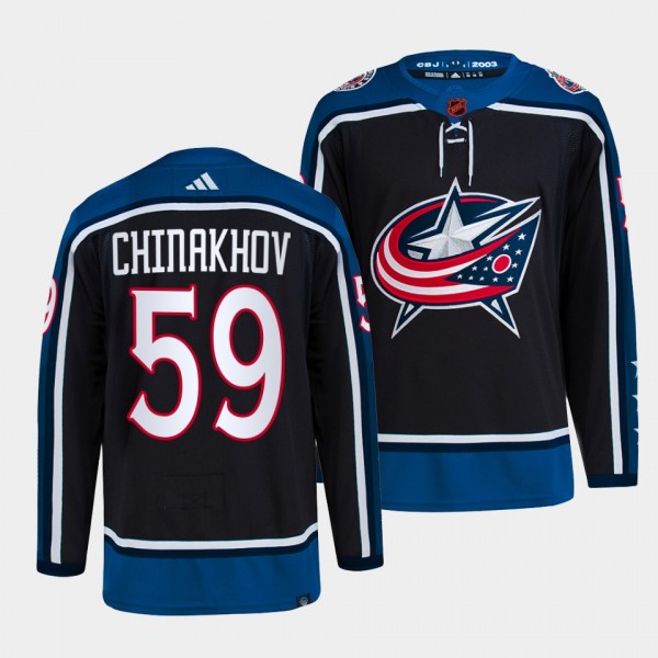 Yegor Chinakhov Columbus Blue Jackets 2022 Reverse...