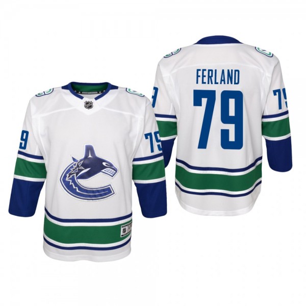 Micheal Ferland Away Premier Jersey Vancouver Canu...