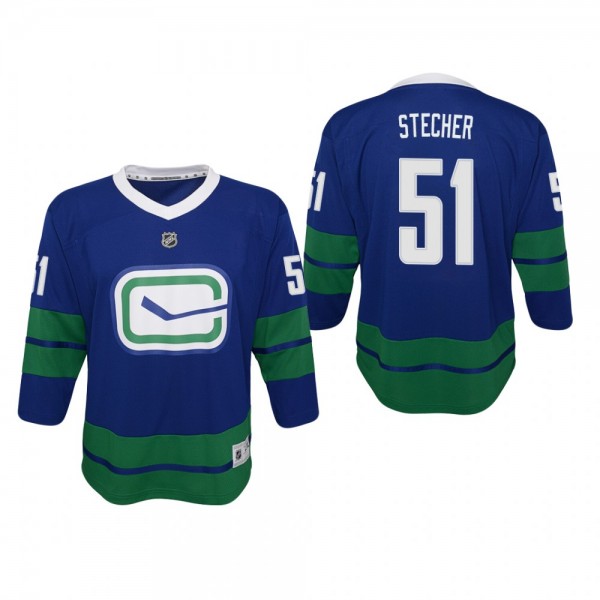 Troy Stecher #51 Alternate Jersey Vancouver Canuck...