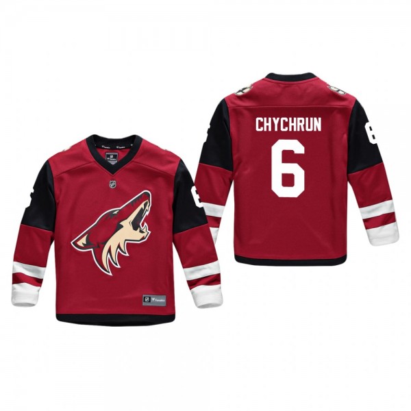 Jakob Chychrun Home Arizona Coyotes Jersey Player Replica Red