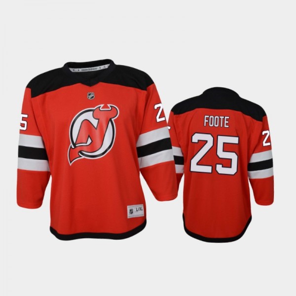 Nolan Foote Home Youth New Jersey Devils 2021 Red Jersey