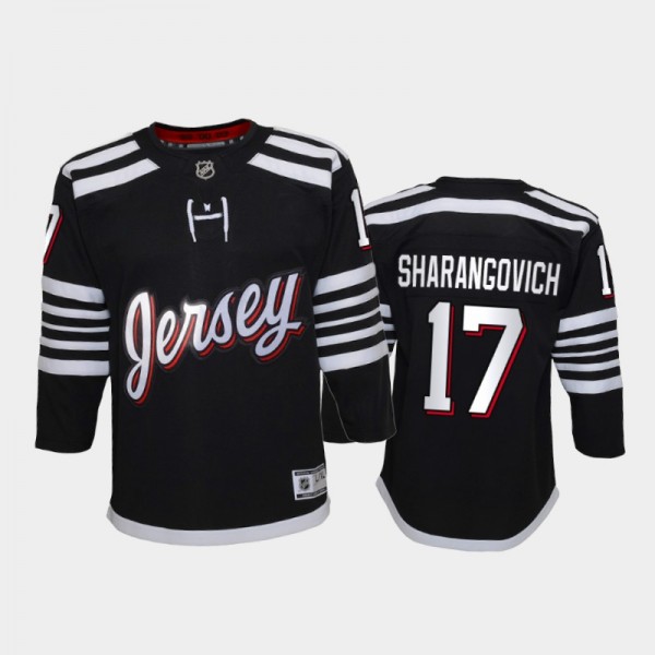 Yegor Sharangovich Alternate Youth New Jersey Devils 2021-22 Black Jersey