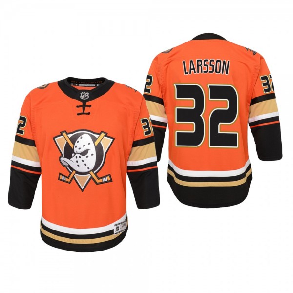 Jacob Larsson Alternate Premier Fanatics Jersey Anaheim Ducks Youth