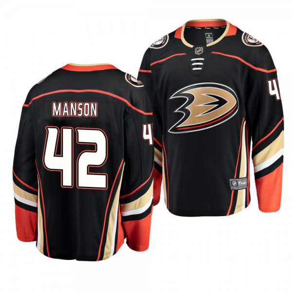 Josh Manson Home Anaheim Ducks Jersey Player Break...