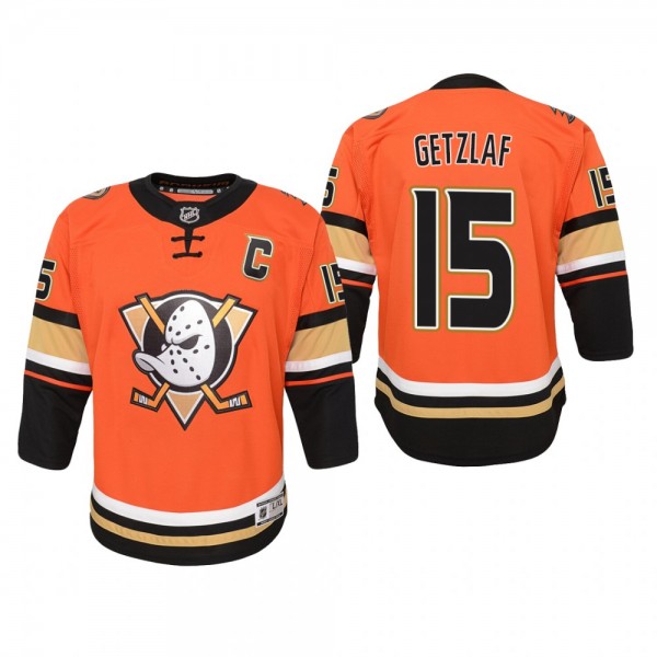 Ryan Getzlaf Alternate Premier Fanatics Jersey Anaheim Ducks Youth