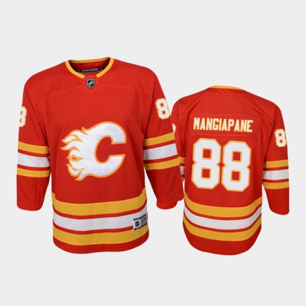 Andrew Mangiapane Home Premier Youth Calgary Flames 2020-21 Red Jersey