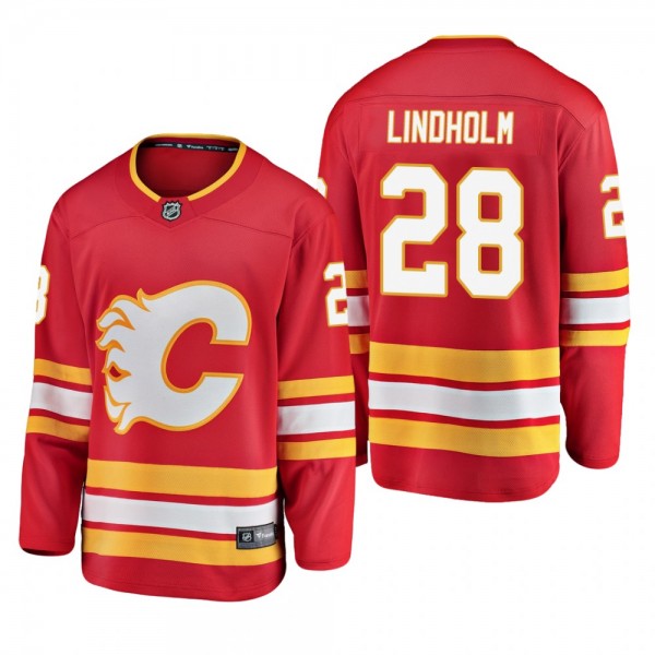 Elias Lindholm Alternate Calgary Flames Jersey Breakaway Player Red