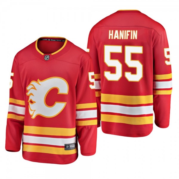 Noah Hanifin Alternate Calgary Flames Jersey Break...