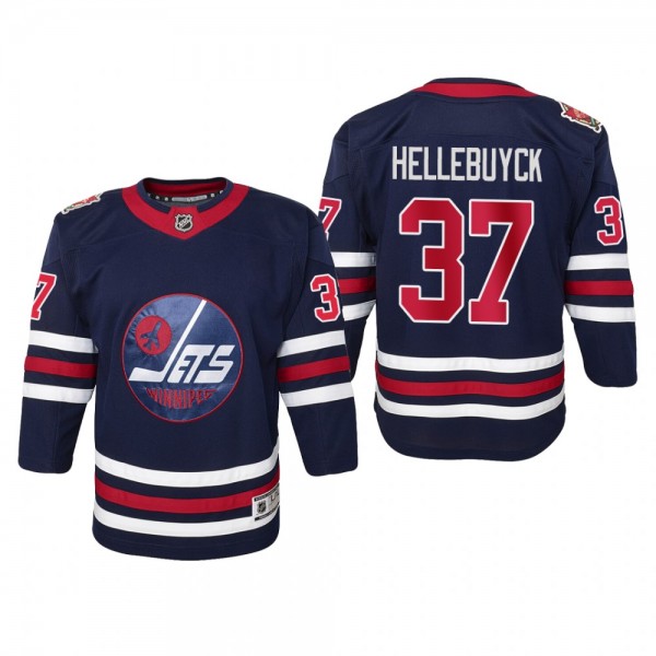 Connor Hellebuyck 2019 Heritage Classic Jersey Pre...