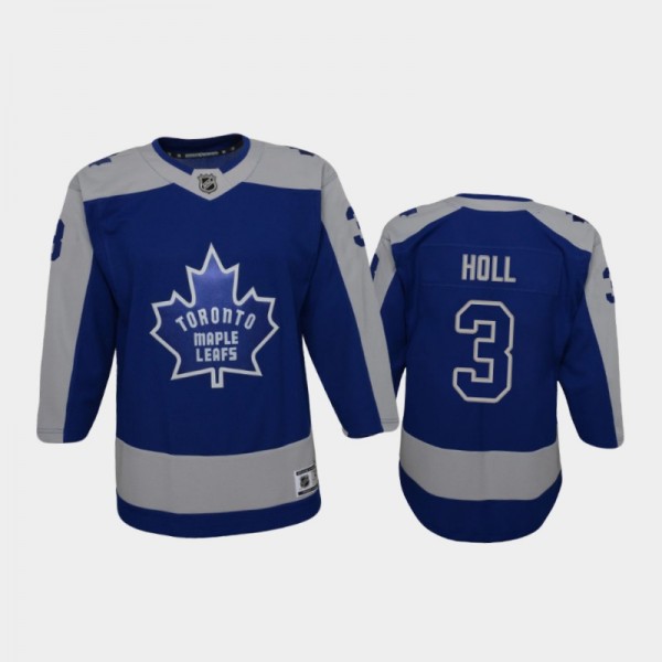 Justin Holl Reverse Retro Replica Youth Toronto Maple Leafs 2020-21 Blue Jersey
