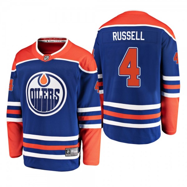 Kris Russell Alternate Edmonton Oilers Jersey Breakaway Player  Royal