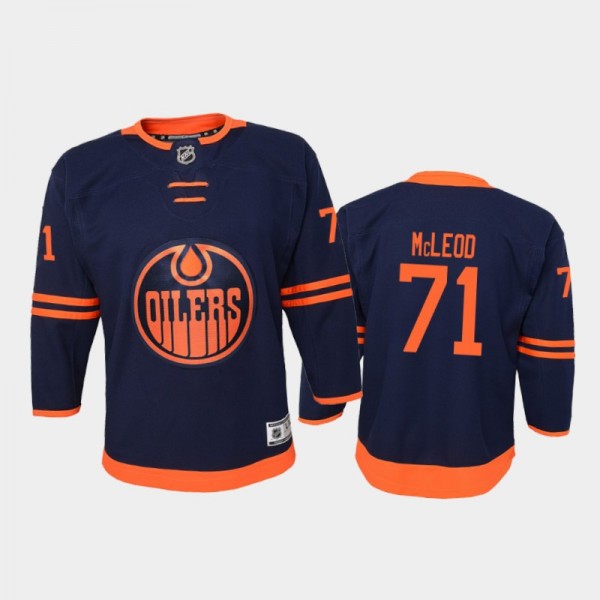 Ryan McLeod Alternate Youth Edmonton Oilers 2021 N...