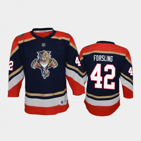 Gustav Forsling Reverse Retro Special Edition Replica Youth Florida Panthers 2020-21 Navy Jersey