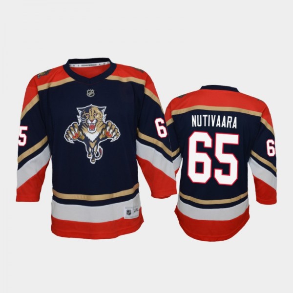 Markus Nutivaara Reverse Retro Replica Youth Florida Panthers 2020-21 Navy Jersey